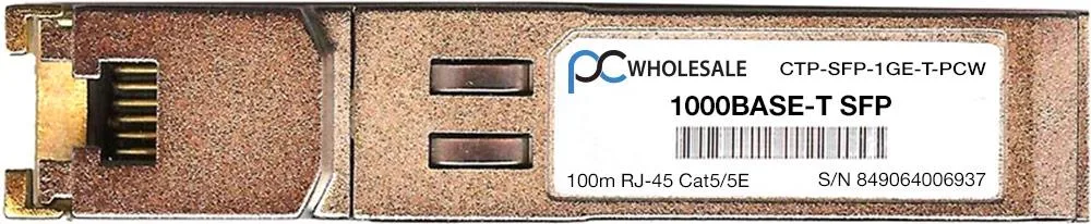 PC Wholesale PC Wholesale QFX-SFP-1GE-T 1000BASE-T SFP Transceiver — product photo