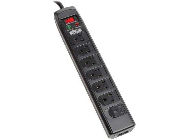 Tripp Lite Tripp Lite TLP706TELC 7-Outlet Surge Protector 6ft 1440J — product photo