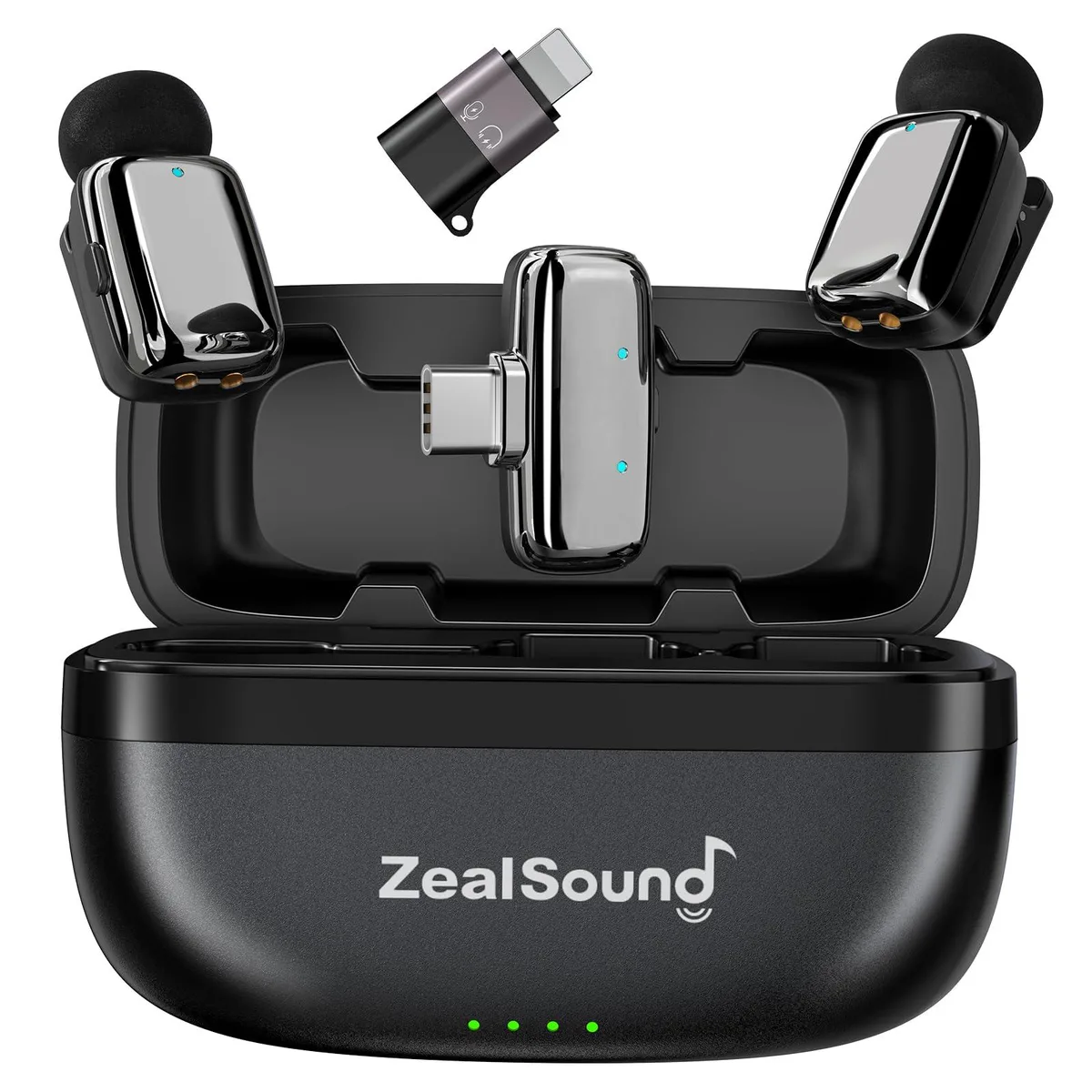  ZealSound M6S-US Wireless Lavalier Microphone Silver — product photo