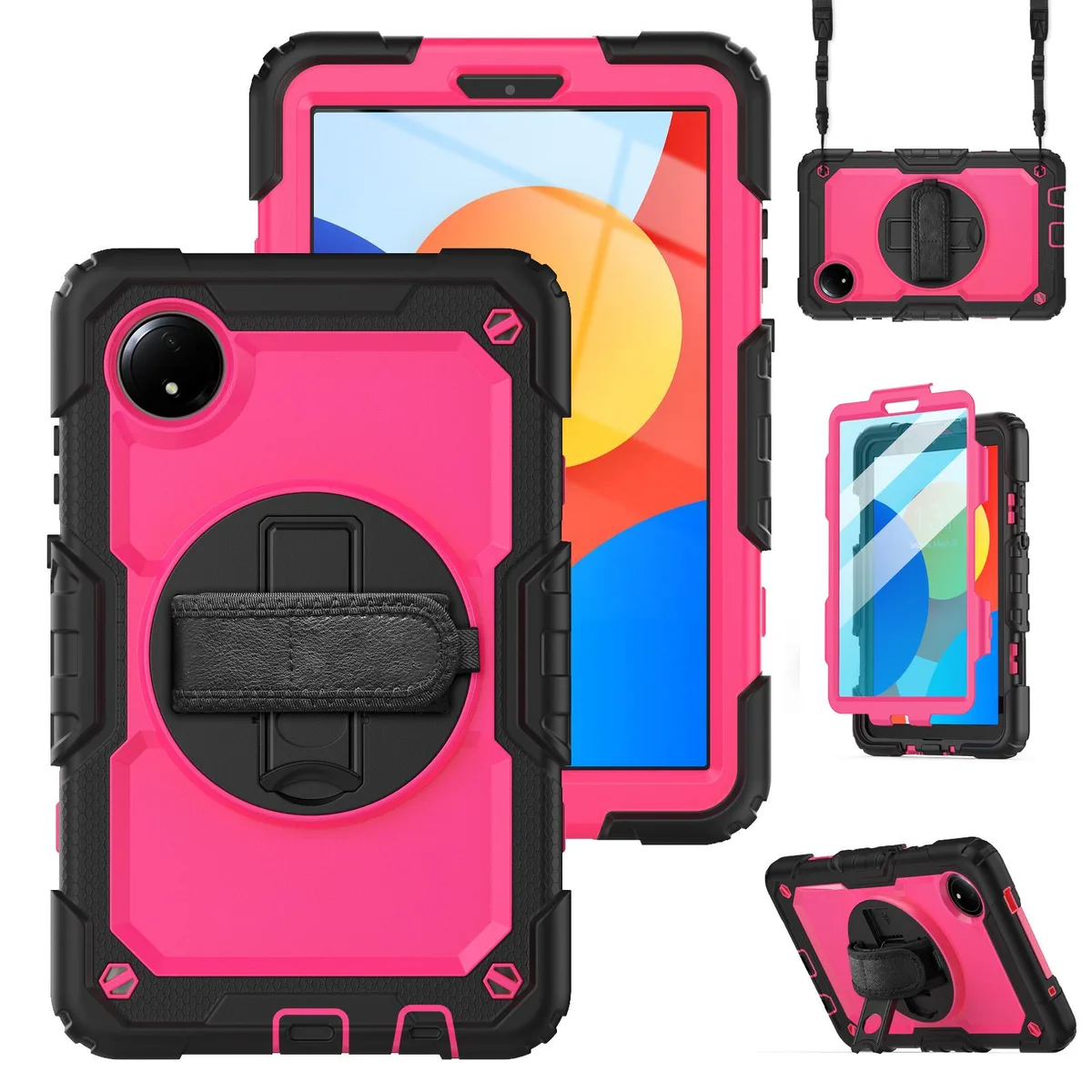BONAEVER BONAEVER Case for Xiaomi Redmi Pad SE 8.7 inch 2024 Rose Red — product photo