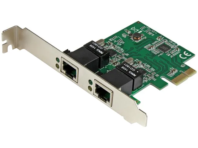 STARTECH STARTECH ST1000SPEXD4 dual port Gigabit PCIe network card — product photo