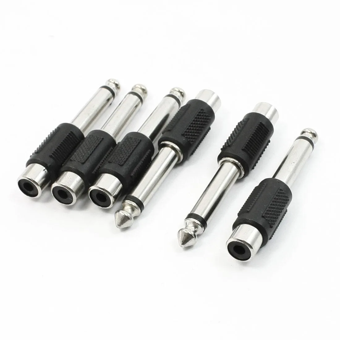 Unique-Bargains Unique-Bargains 6.35mm Mono Male to RCA Female Adapter 6-Pack — product photo