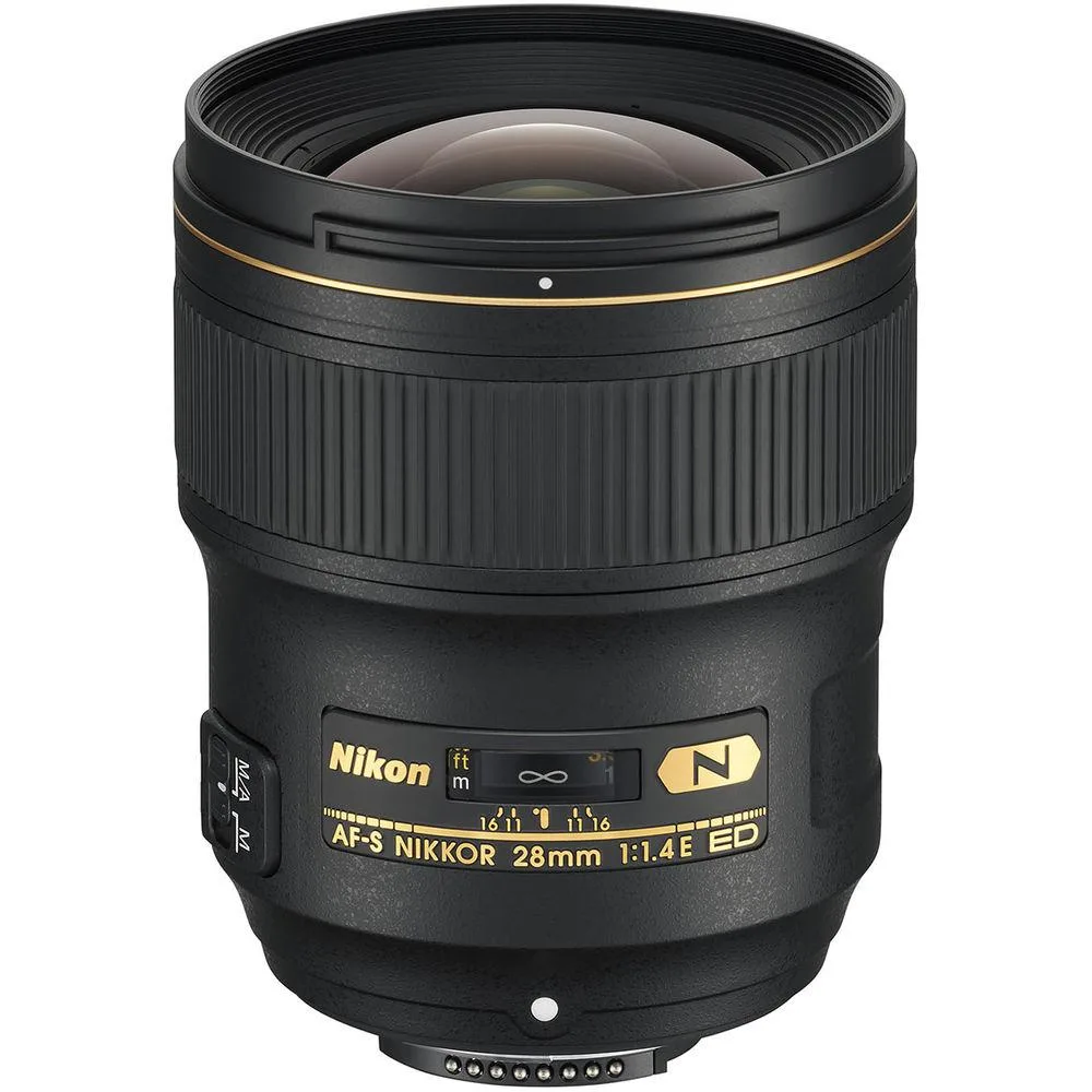 Nikon International Nikon International AF-S NIKKOR 28mm f/1.4E ED camcorder lens — product photo