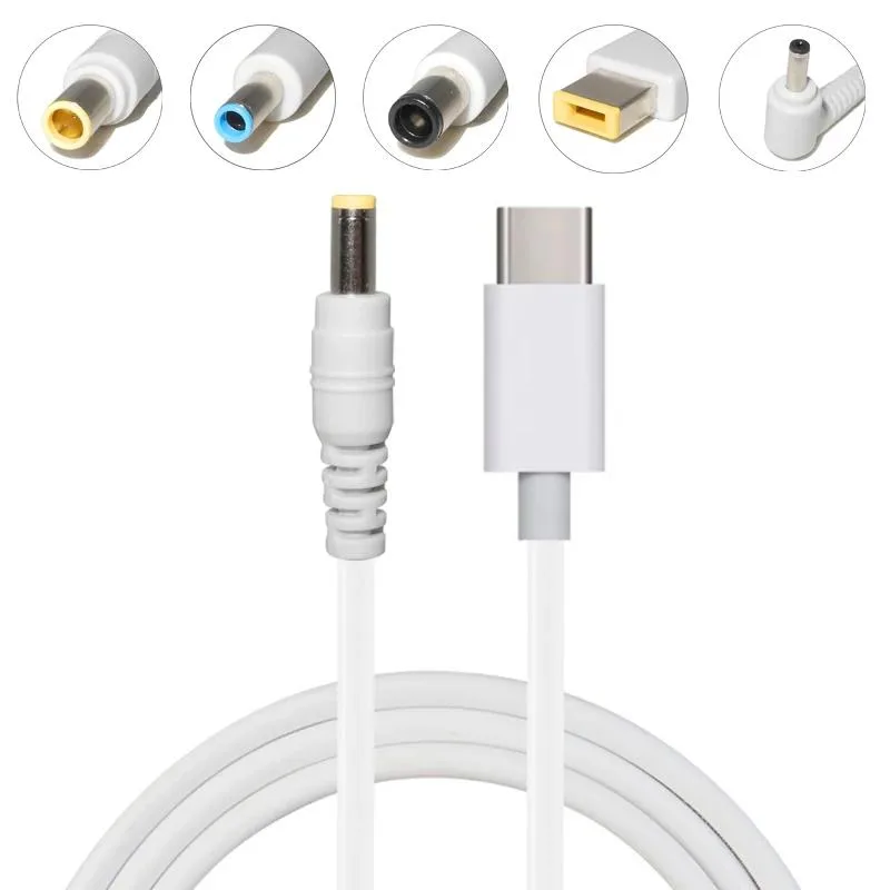 HETAI Digital Technology Co.,Ltd HETAI Digital Technology Co.,Ltd USB C to DC cable 1.5m 90W 4.0x1.7 7.9x5.5 7.4x5.0 3.0x1.1 4.0x1.35 5.5x2.5mm — product photo