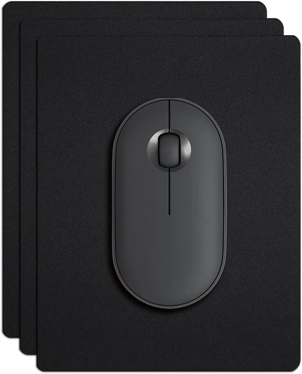 BAOFENG BAOFENG Small Mouse Pad 3 Pack Black 5.5 x 7 in — product photo