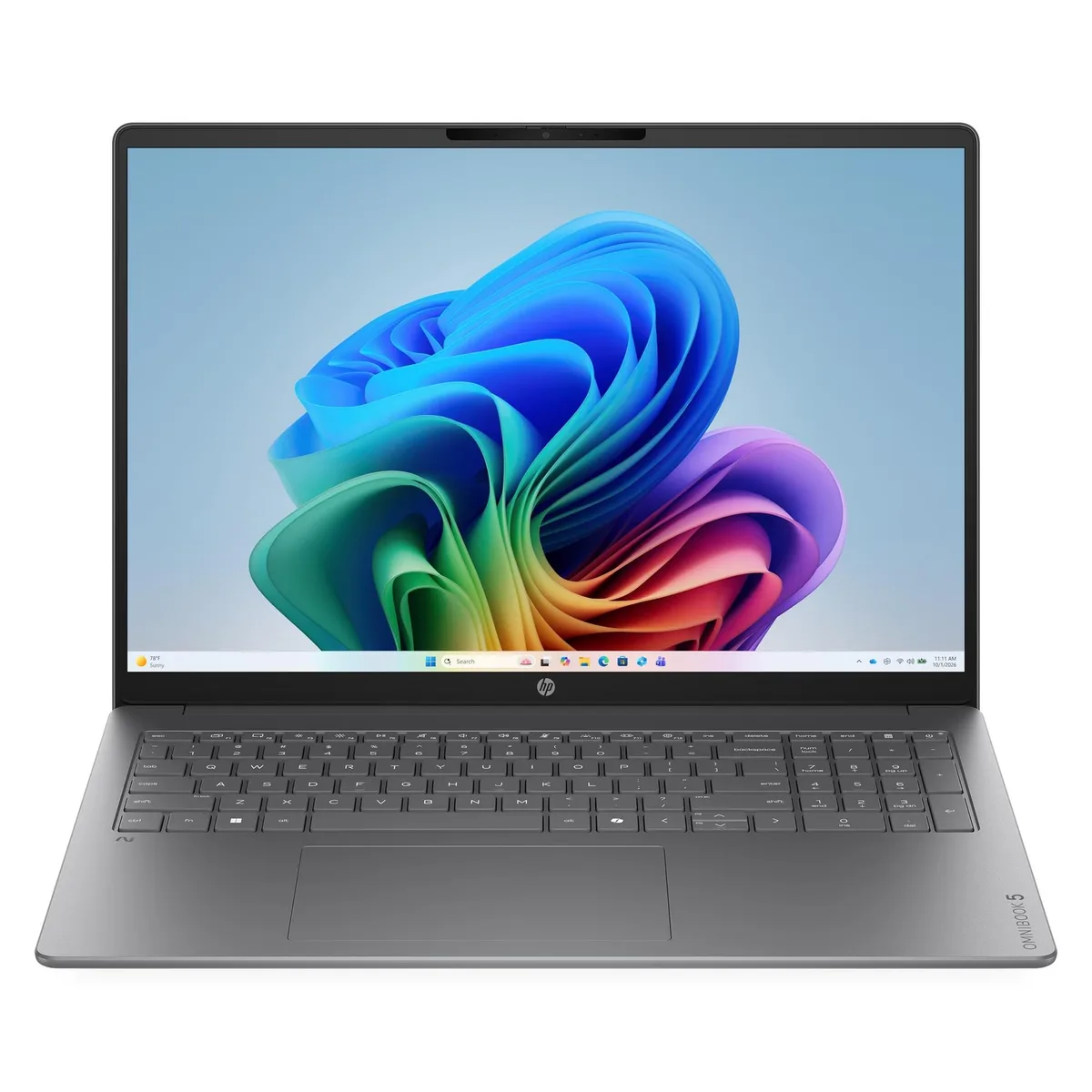 HP HP OmniBook 5 16.0" Touchscreen AMD Ryzen AI 7 445 16GB 1TB Radeon 840M Meteor Silver — product photo