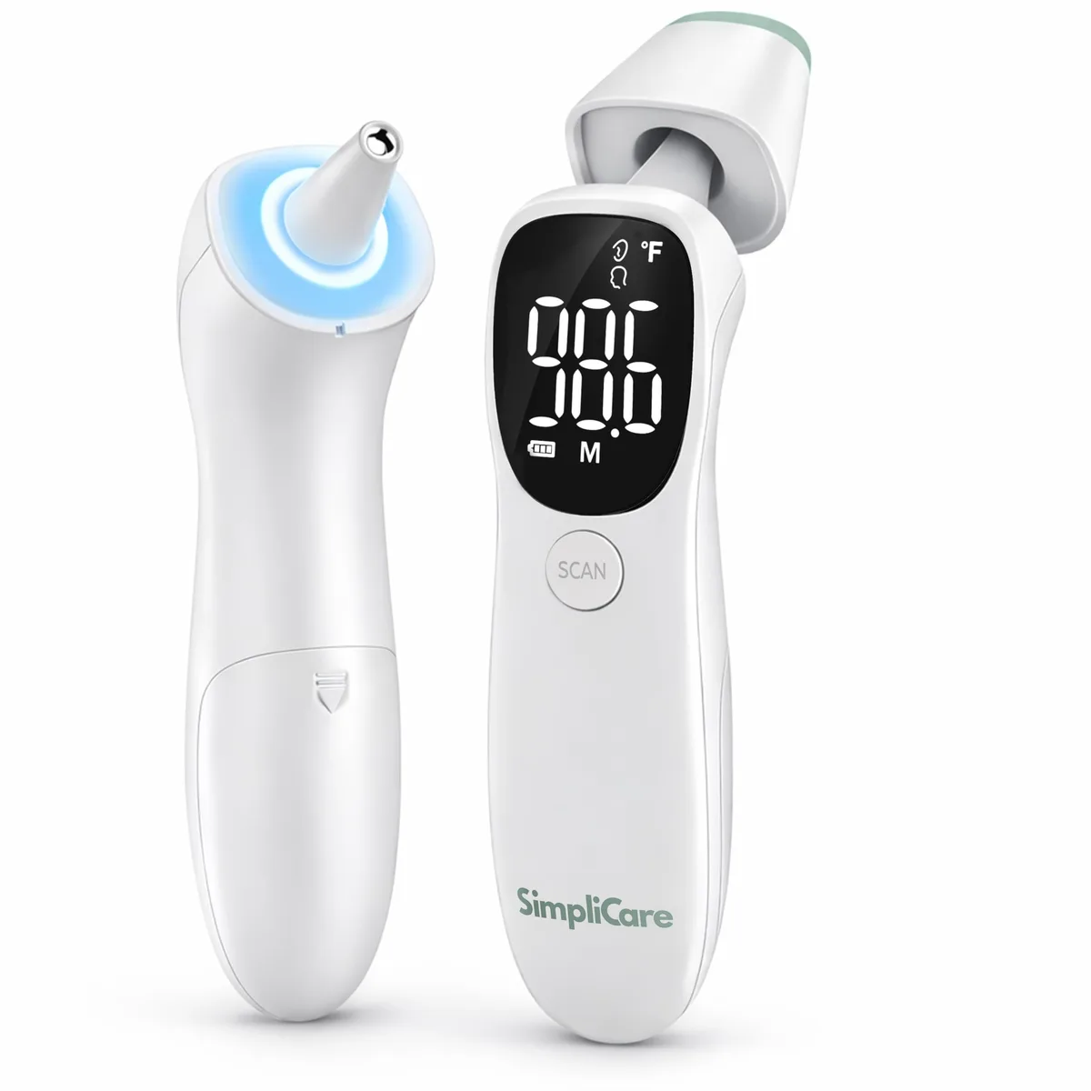 SimpliCare AET-R842 Ear & Forehead Thermometer White — product photo