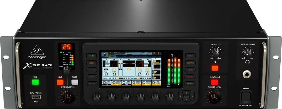 Behringer Behringer X32 RACK 40-input 25-bus 16 preamp 32x32 USB live sound amplifier — product photo