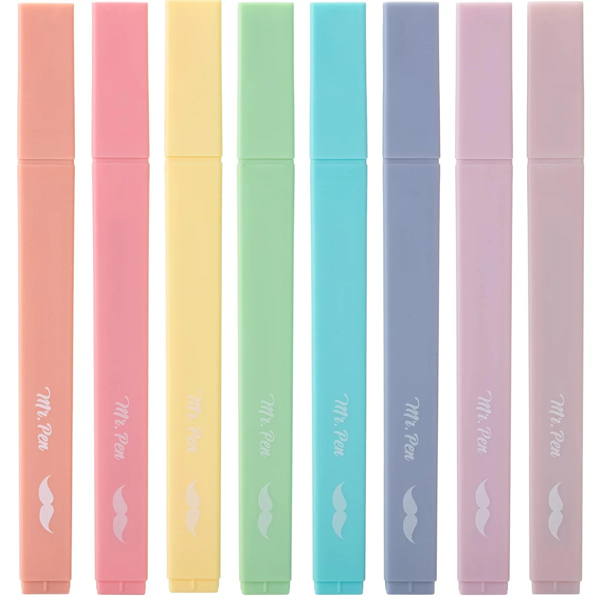  Mr. Pen Highlighters 8 Pack Candy Colors Chisel Tip — product photo
