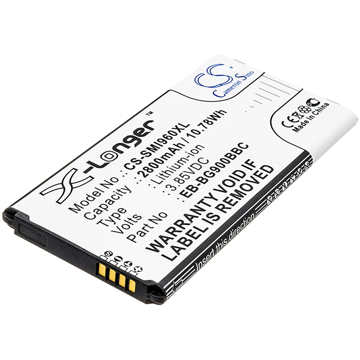 Cameron &amp; Co Cameron &amp; Co DS-CS-SMI960XL cell phone battery 2.8 Ah — product photo
