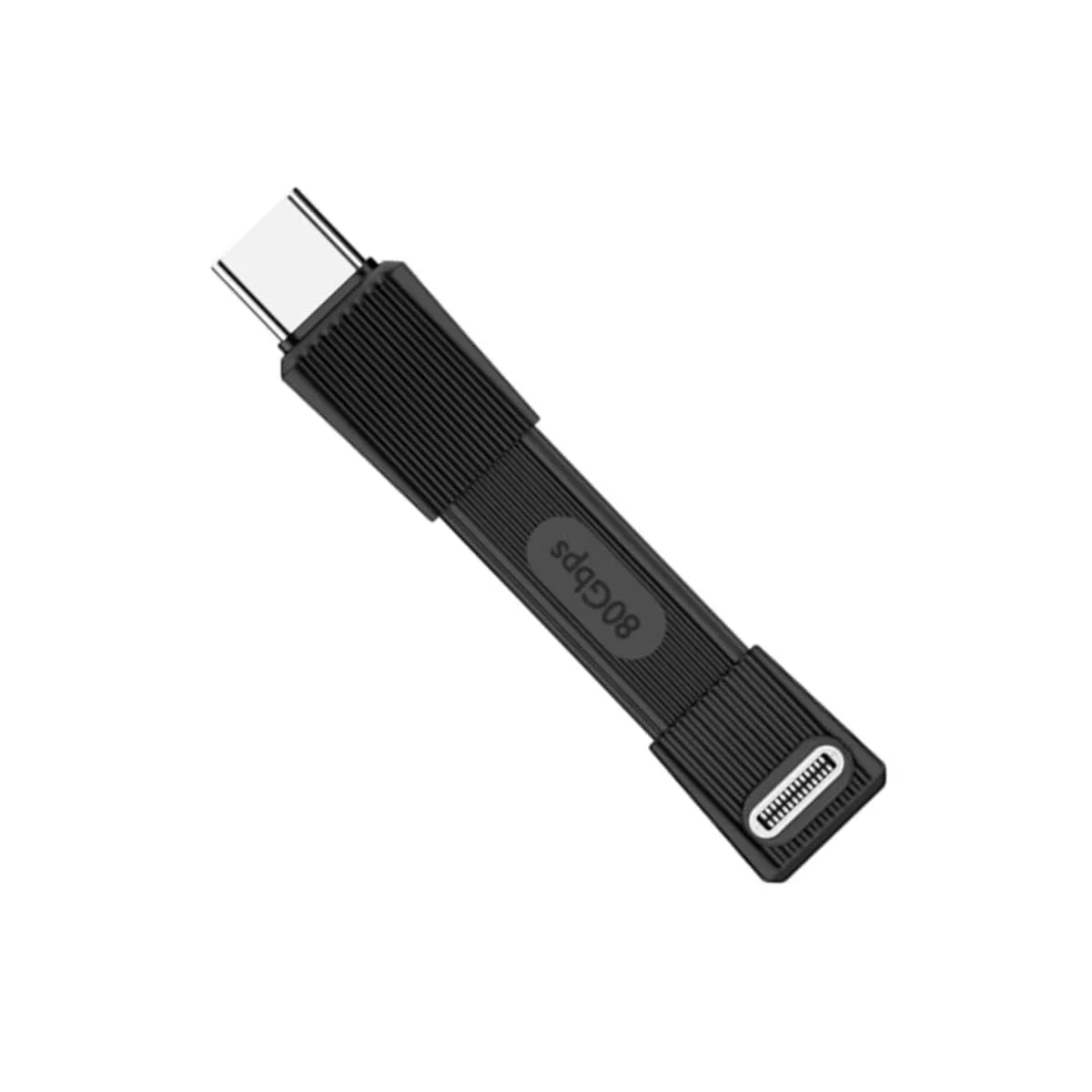 LORDWORLD LORDWORLD USB 5.0 80Gbps 90° FPC Male-to-Male Extension Cable 240W 5cm — product photo