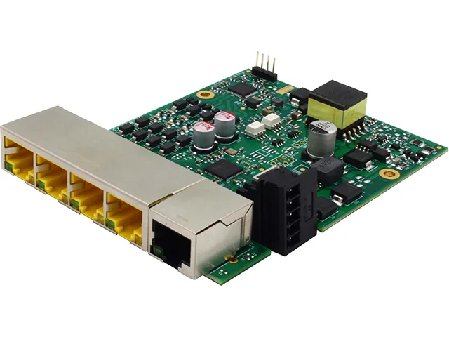 Brainboxes Brainboxes SW-125 5 Port PoE+ 10/100 Switch Module — product photo