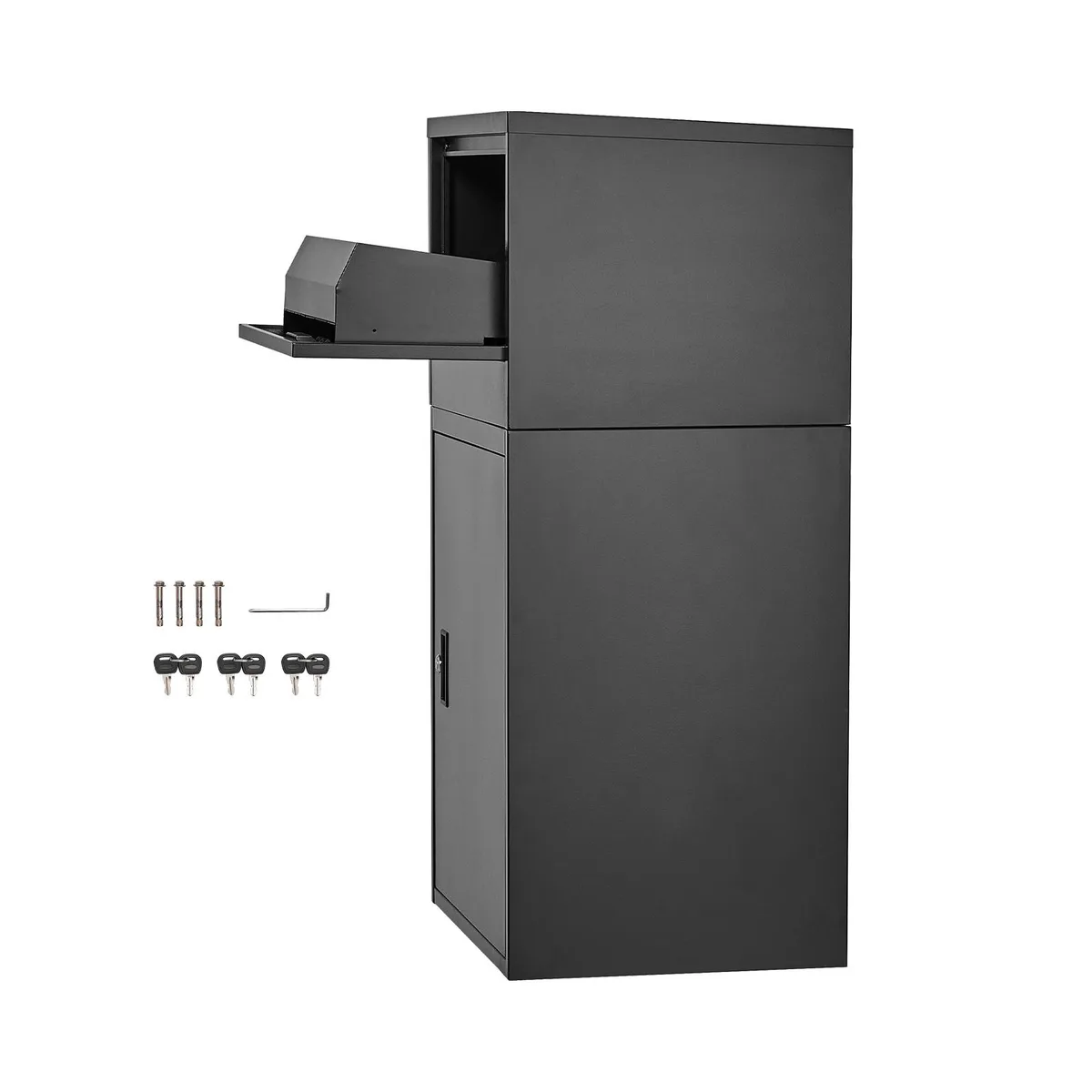 VEVOR VEVOR Parcel Delivery Box 38.6 in Black PB-16S — product photo