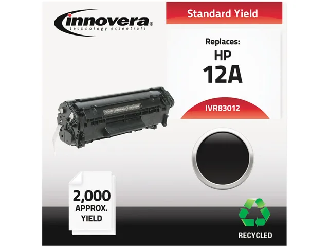 Innovera Innovera IVR83012 Black Toner Cartridge Q2612A 2000 Pages — product photo