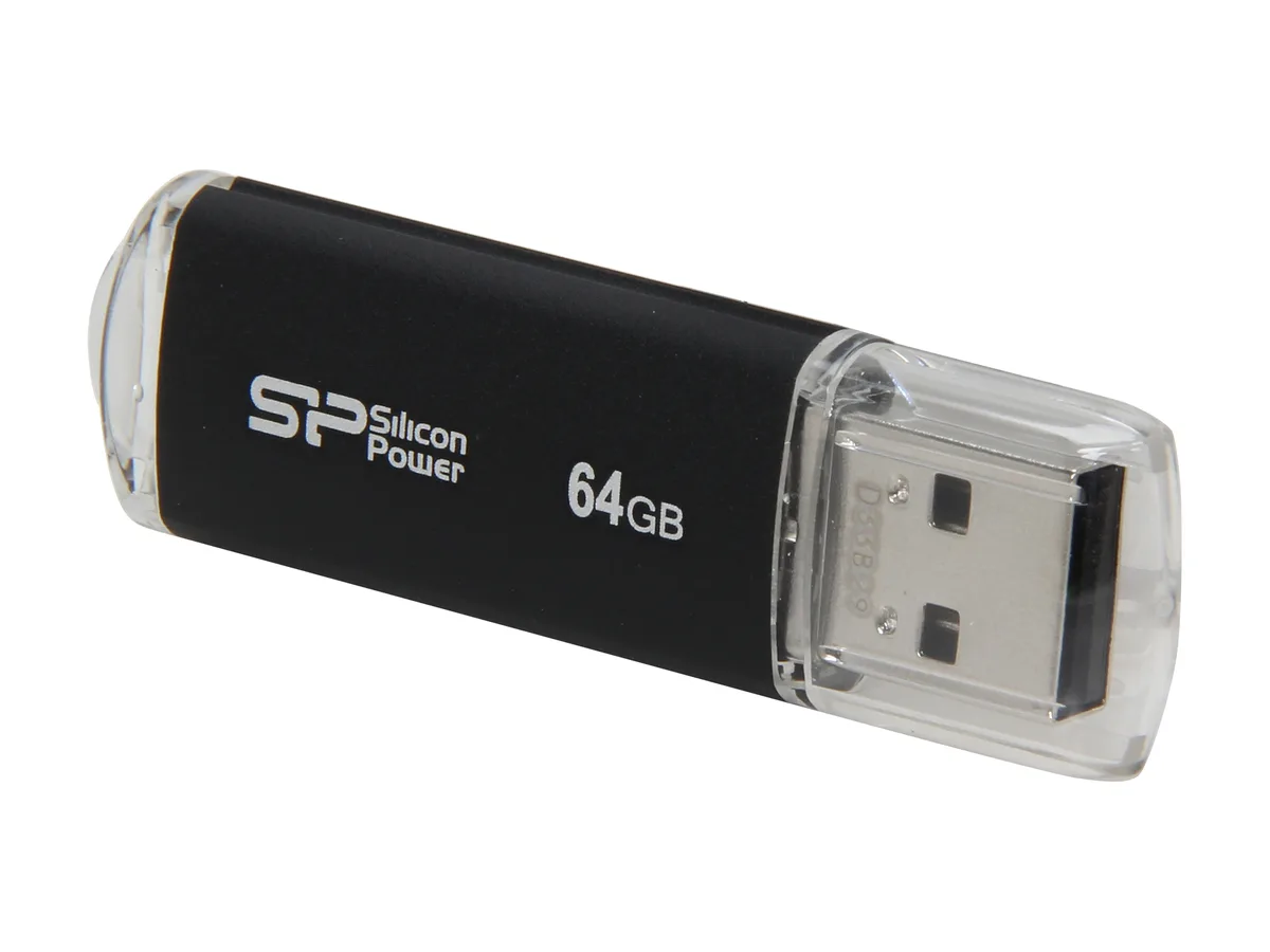 Silicon Power Silicon Power SP064GBUF2M01V1K 64GB USB 2.0 flash drive — product photo
