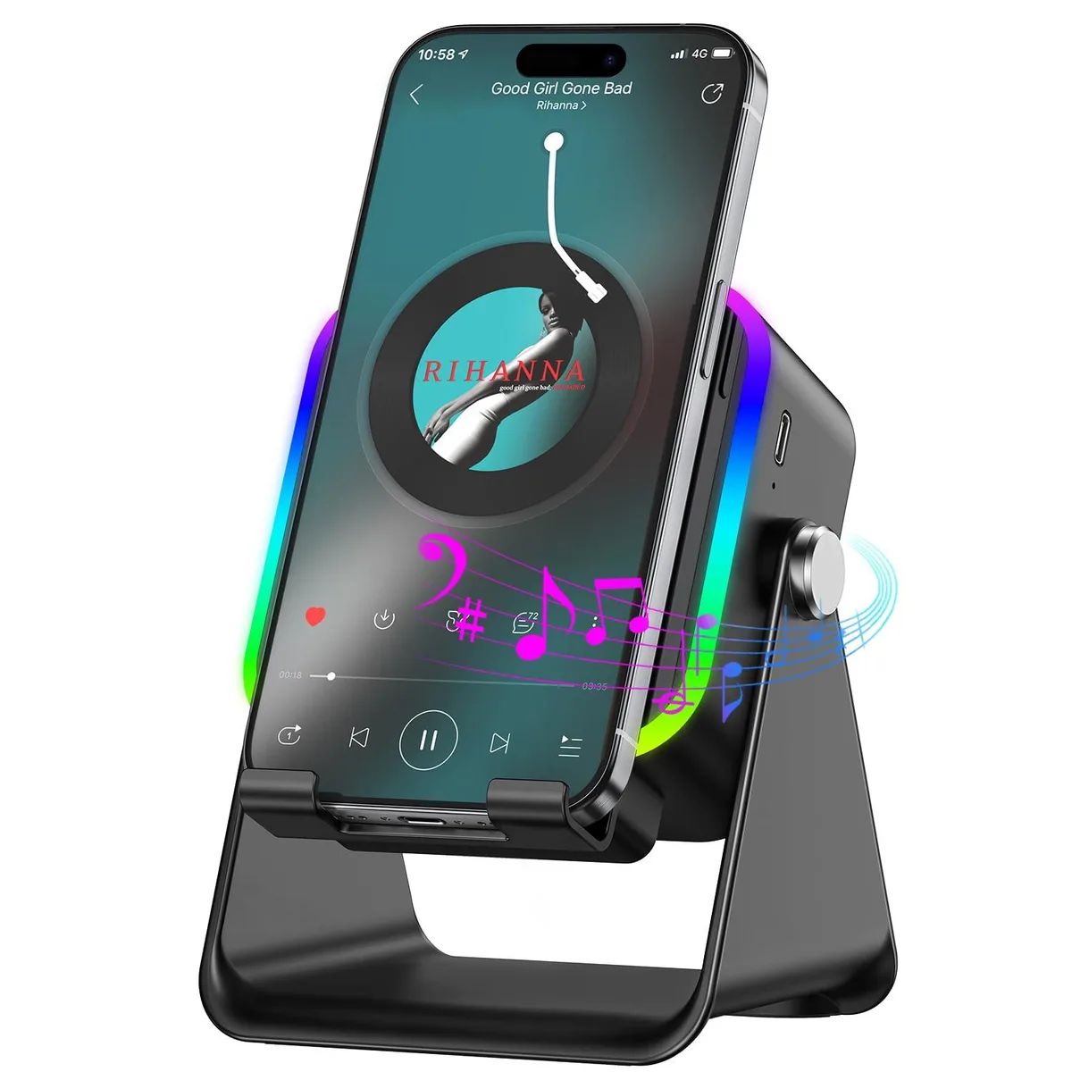  MILOUZ ZJ-027 portable speaker 3500 mAh 10 m Black — product photo