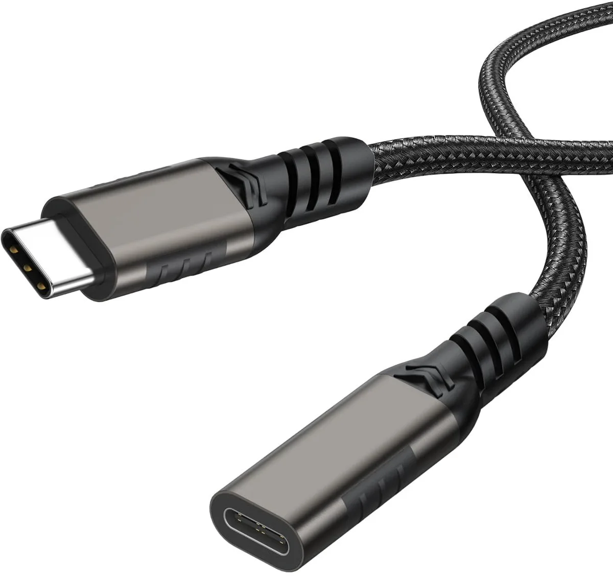 HANNORD HANNORD USB C Extension Cable Nylon Braided 1.64 ft — product photo