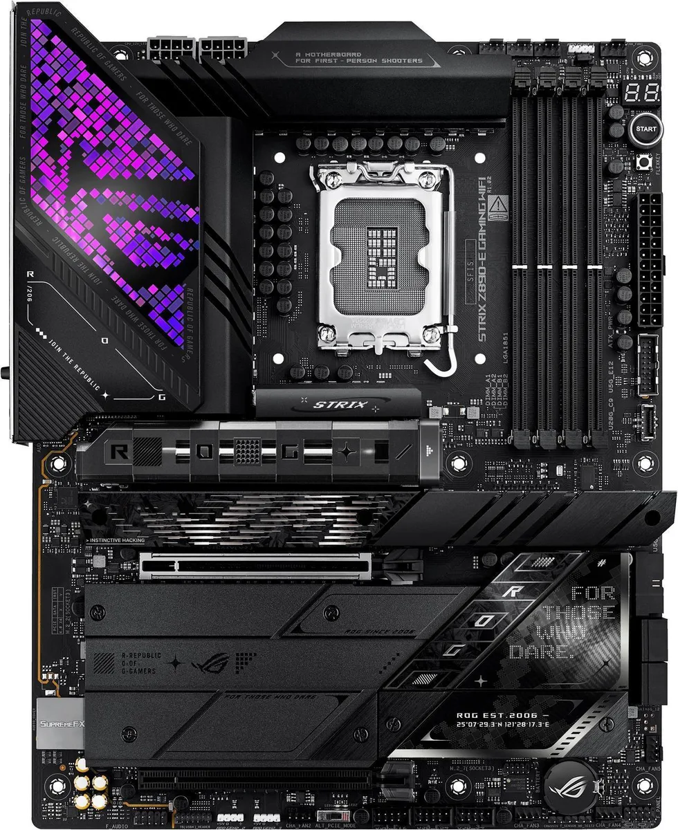 ASUS ASUS ROG STRIX Z890-E GAMING WIFI LGA 1851 ATX Intel motherboard — product photo