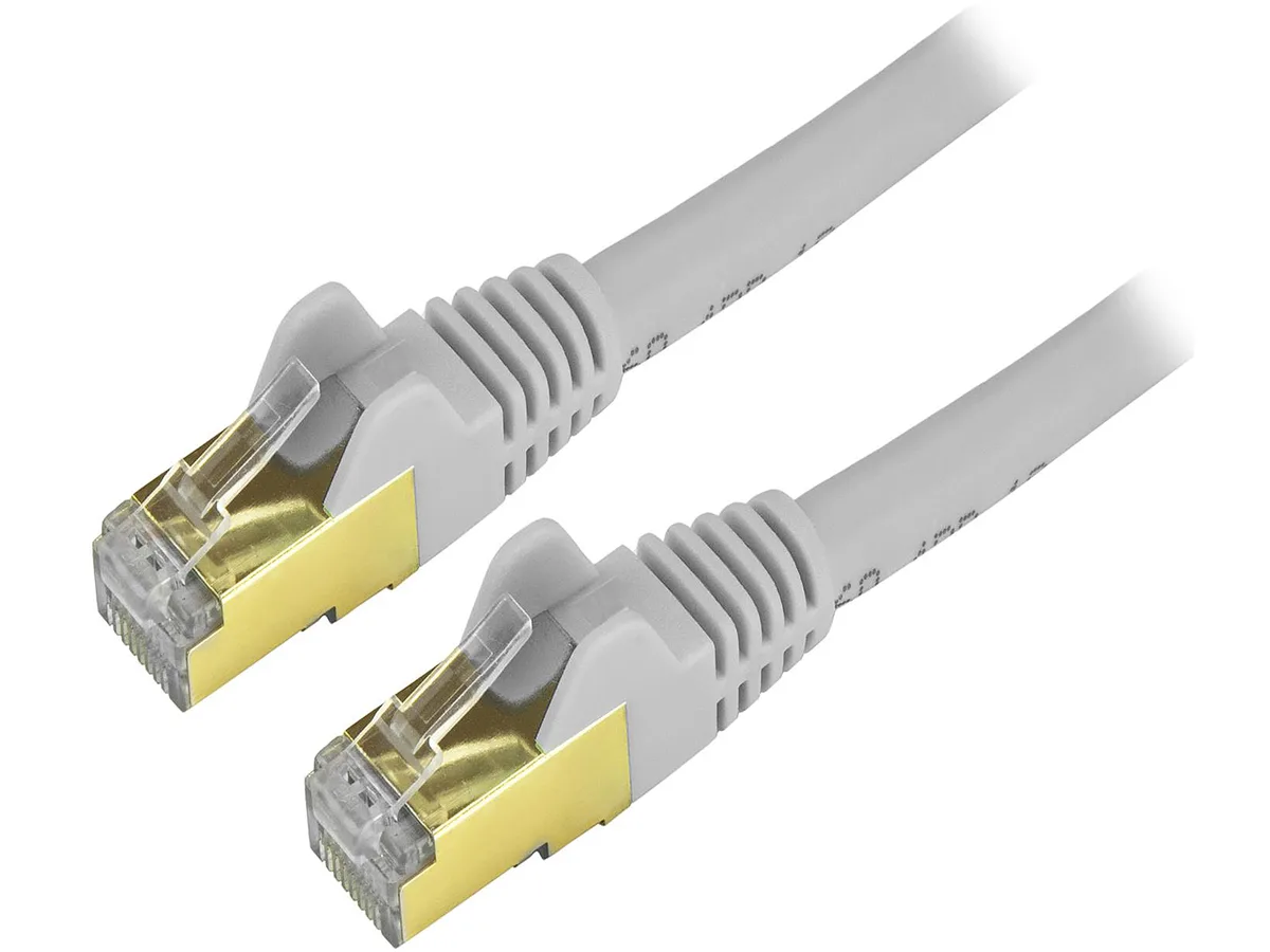 STARTECH STARTECH C6ASPAT30GR Cat6a Shielded Patch Cable 30 ft Gray — product photo