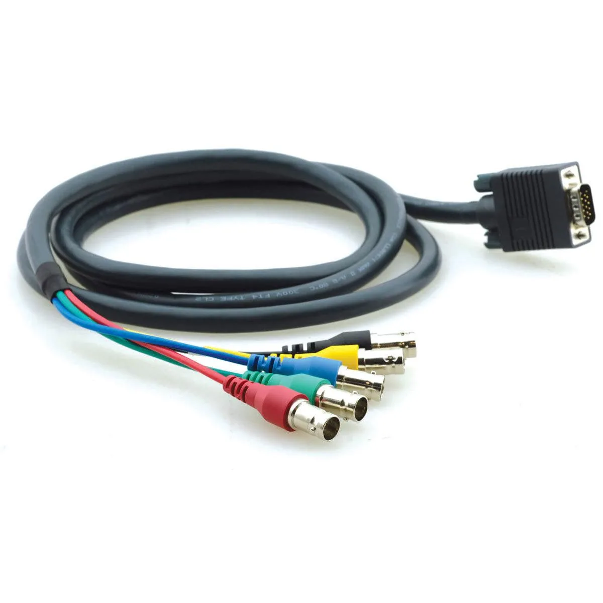 Kramer Electronics Kramer Electronics C-GM/5BF 15-Pin HD VGA to 5 BNC Breakout Cable .5 — product photo