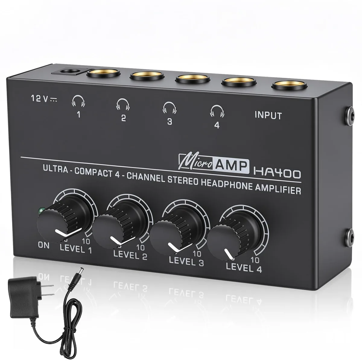 ELZONYX HA400 4-Channel Headphone Amplifier — product photo