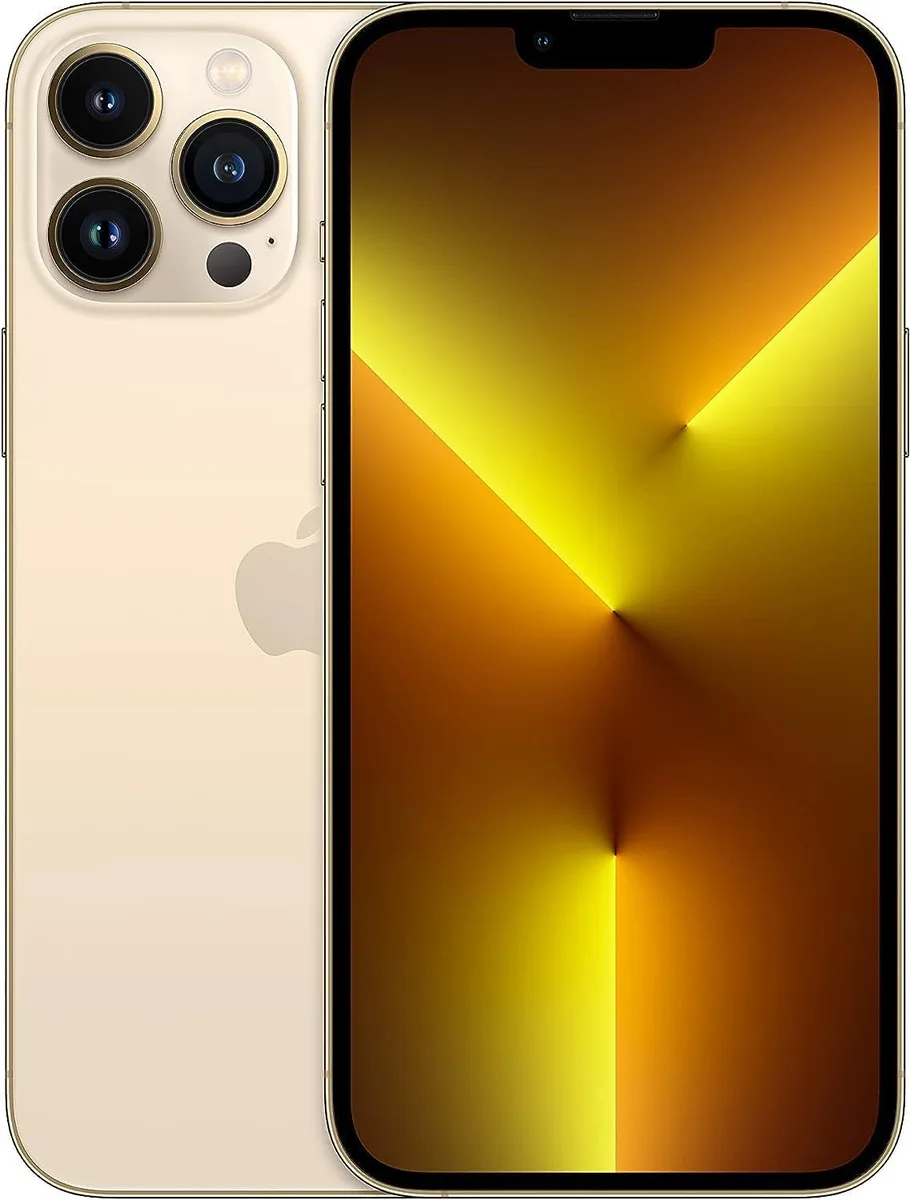 Apple Apple iPhone 13 Pro Max A2484 128GB Gold cell phones - unlocked — product photo