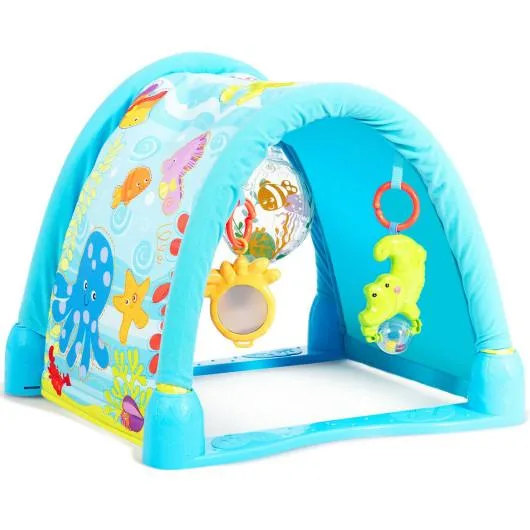 SlickBlue SlickBlue 4-in-1 Baby Play Gym Mat 39.5" Green — product photo
