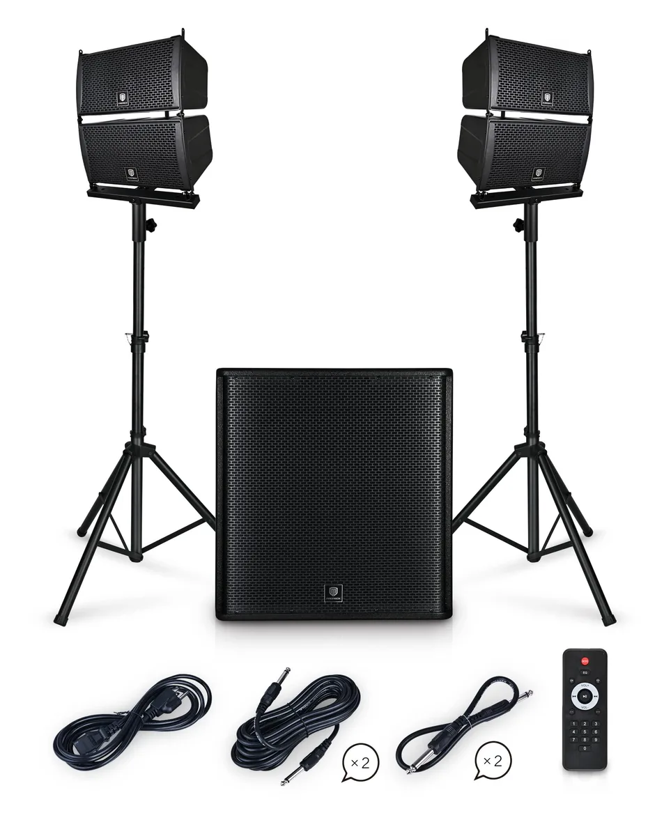 PRORECK PRORECK Club 4000 18-inch 4000W P.M.P.O Powered PA Speaker System — product photo