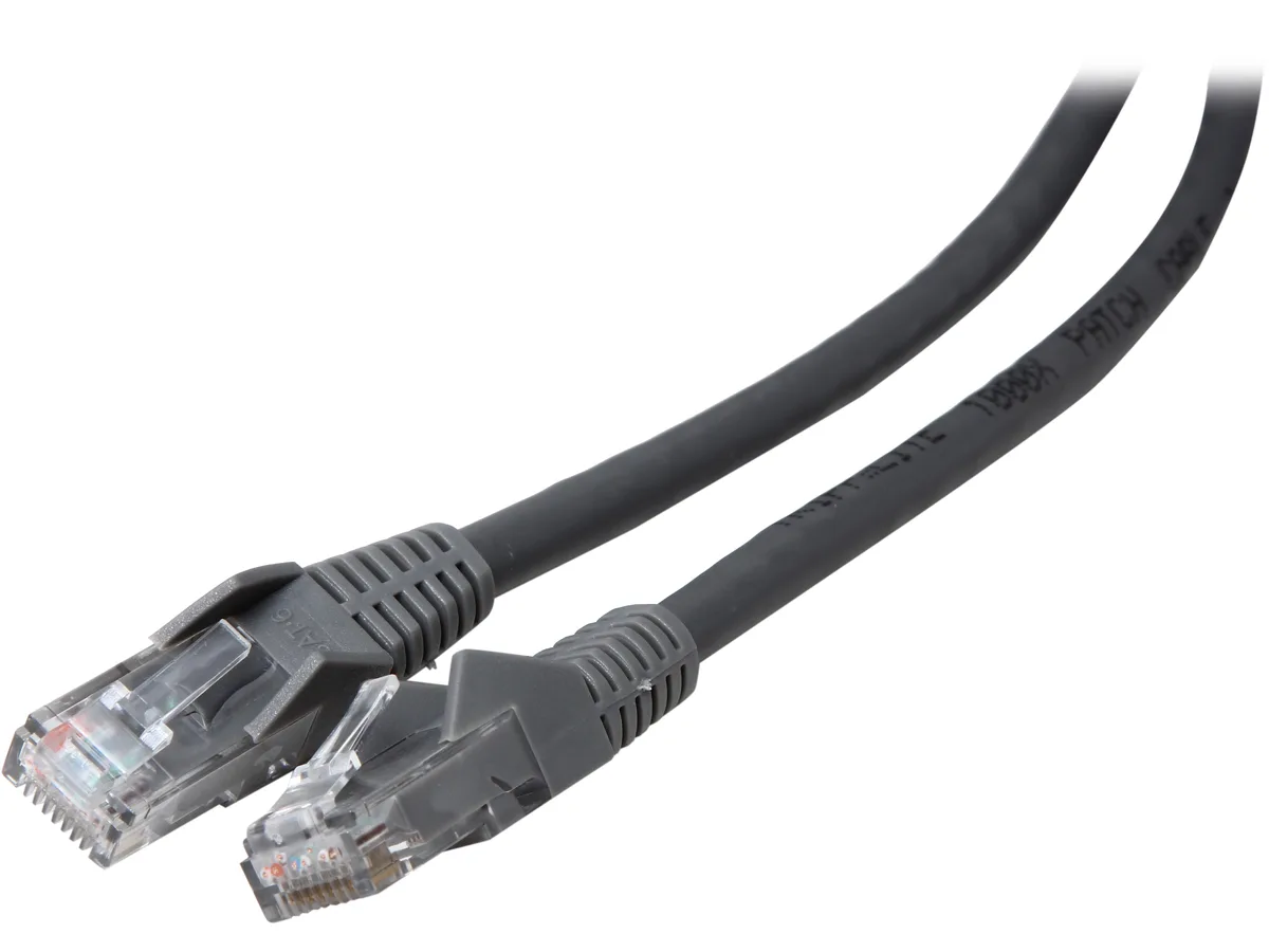 Tripp Lite Tripp Lite N201-006-GY 6 ft Cat6 network ethernet cable — product photo