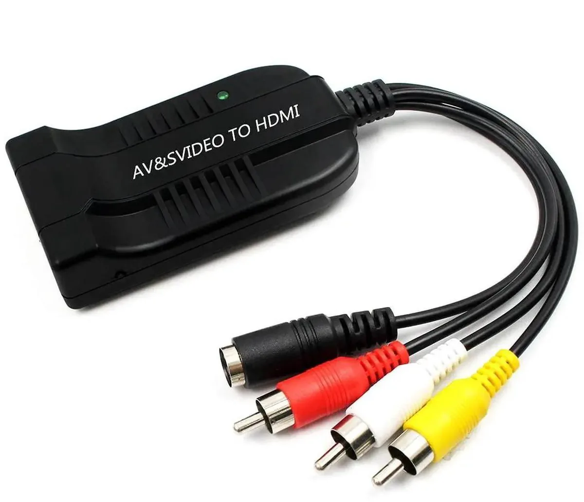 SMUGDESK SMUGDESK 3RCA Composite SVideo to HDMI Audio Video Converter 720P 1080P — product photo
