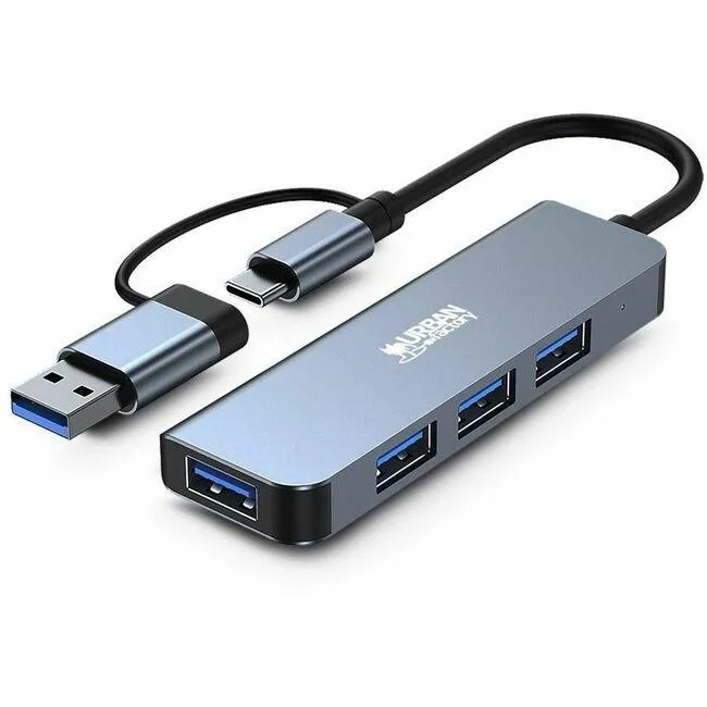 Urban Factory Urban Factory USB-A/C Hub 4 Ports USB 3.2 Gen 1 640 MB/s — product photo