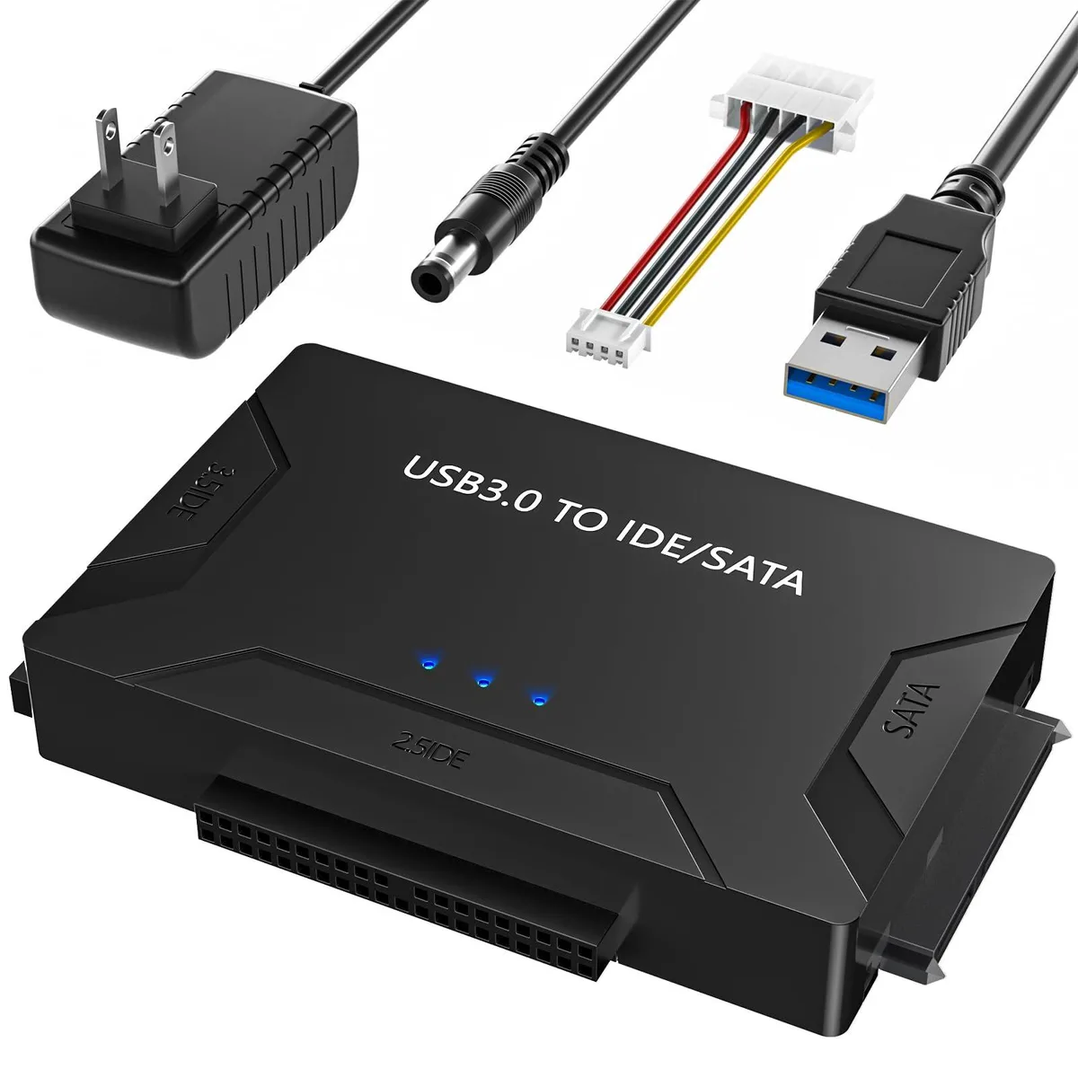  Apple USB 3.0 to SATA IDE Adapter black 10 connector — product photo