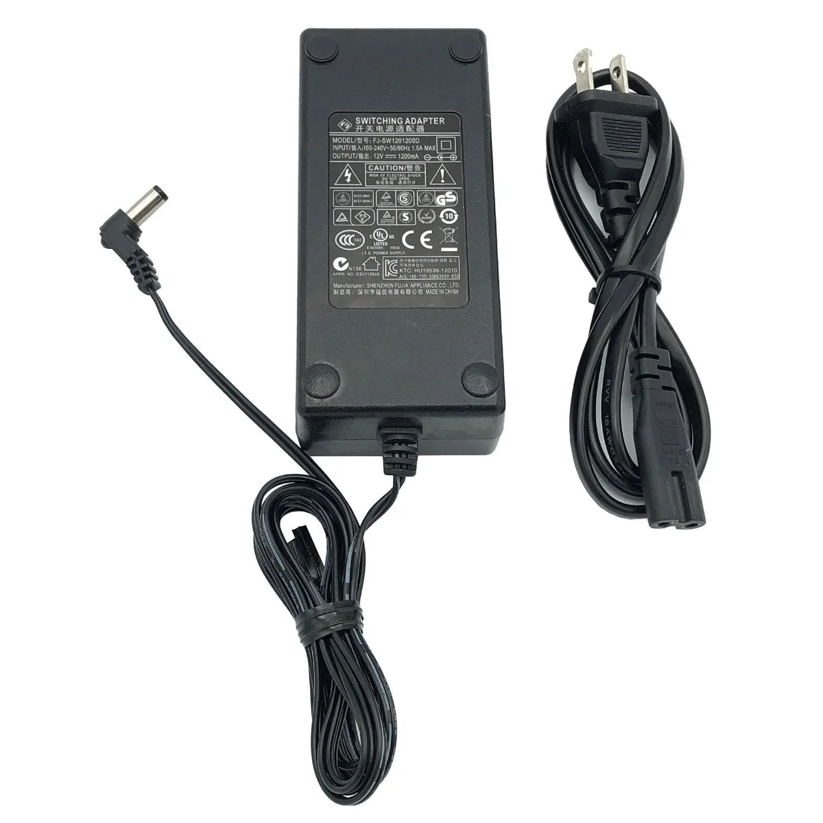 Shenzhen Kaifa Technology Co., Ltd Shenzhen Kaifa Technology Co., Ltd FJ-SW1201200D 12V 1200mA power adapter — product photo