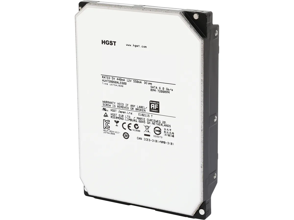 HGST HGST 0F23269 6TB 7200 RPM 128MB SATA 6.0Gb/s 3.5" internal hard drive — product photo