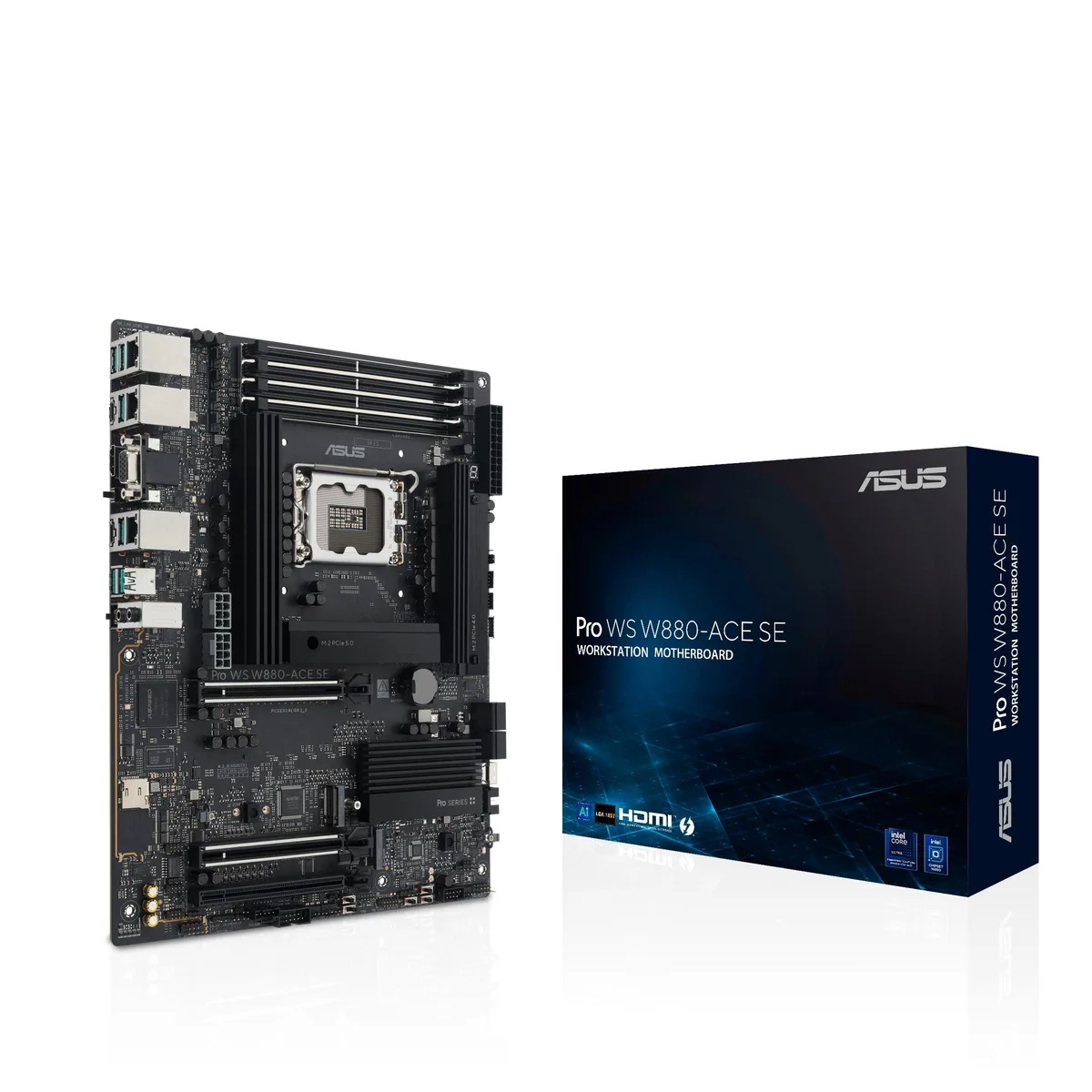 ASUS ASUS Pro WS W880-ACE SE Intel motherboard LGA 1851 DDR5 Thunderbolt — product photo