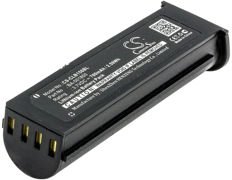 Centenex Electronics Centenex Electronics DS-CS-CLB156BL barcode scanner battery 3.7V 700mAh Li-ion black — product photo