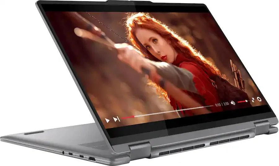 Lenovo Lenovo Yoga 7 2-in-1 16" 2K Touchscreen Laptop AMD Ryzen 7 8840HS 16GB 512GB SSD Arctic Gray — product photo