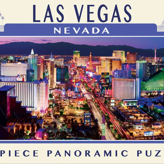 Masterpieces Puzzle Company Masterpieces Puzzle Company Las Vegas Panoramic 1000 Piece Jigsaw Puzzle — product photo