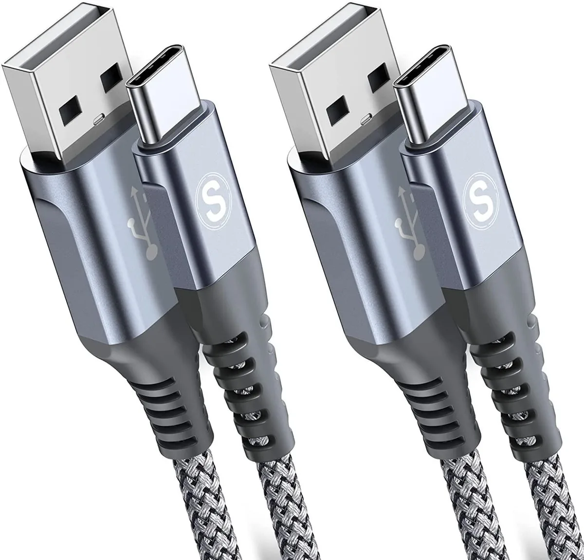 iworkmart iworkmart USB-C Charger Cable 2-Pack 6.6ft 3.1A 480Mbps — product photo