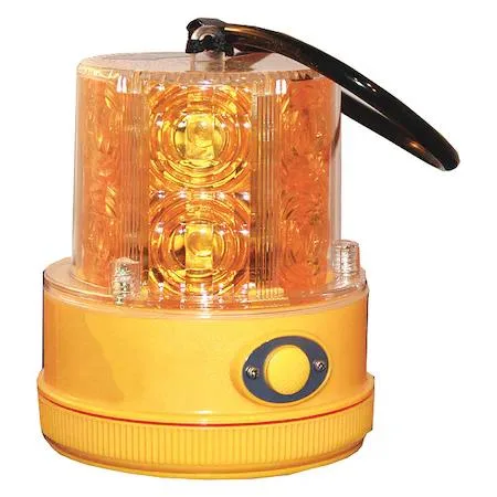 Railhead Gear Railhead Gear RM18-LED Amber Revolving Warning Light LED 65 Flashes 20000 hr Magnetic Mount — product photo