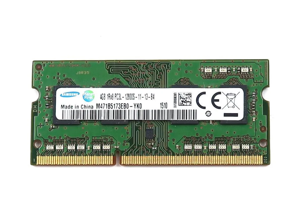 SAMSUNG SAMSUNG M471B5173EB0-YK0_UB 4GB DDR3 SO-DIMM 1600MHz CL11 1.35V laptop memory accessory — product photo