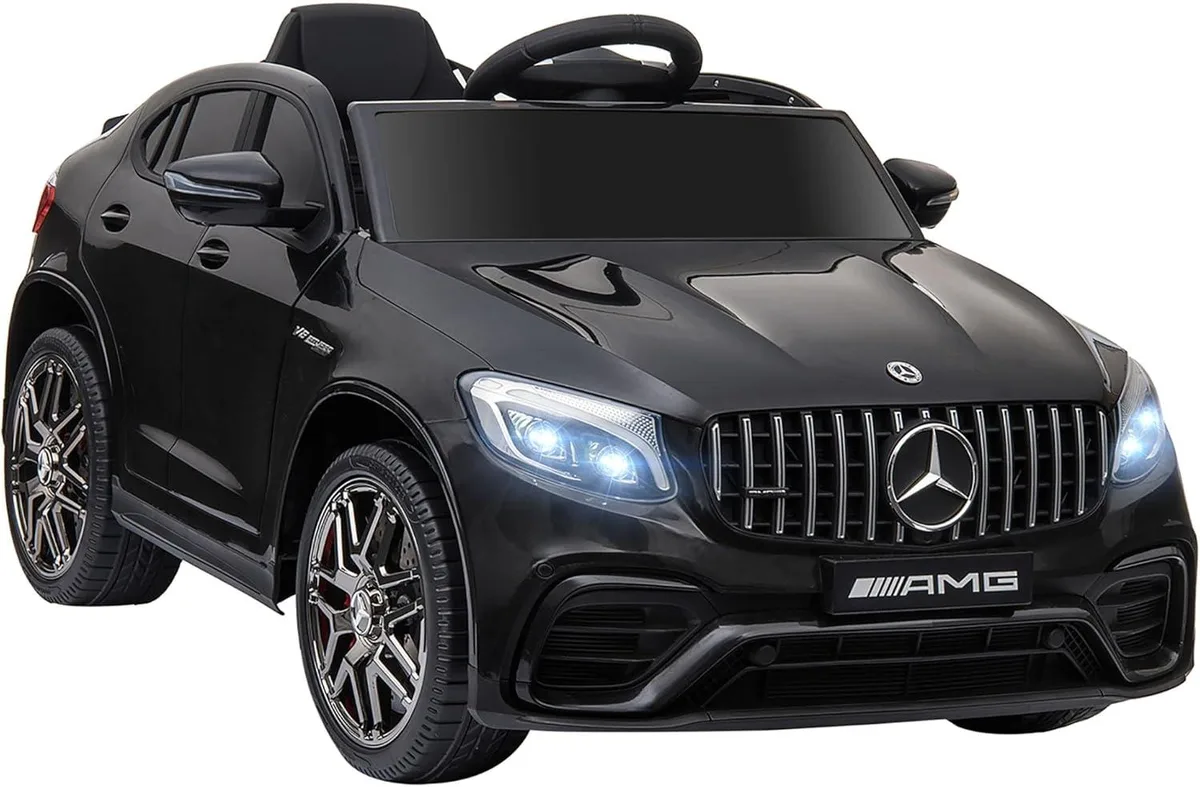 usbroway usbroway Mercedes-Benz AMG GLC63S Coupe 12V Ride-On Car Black — product photo