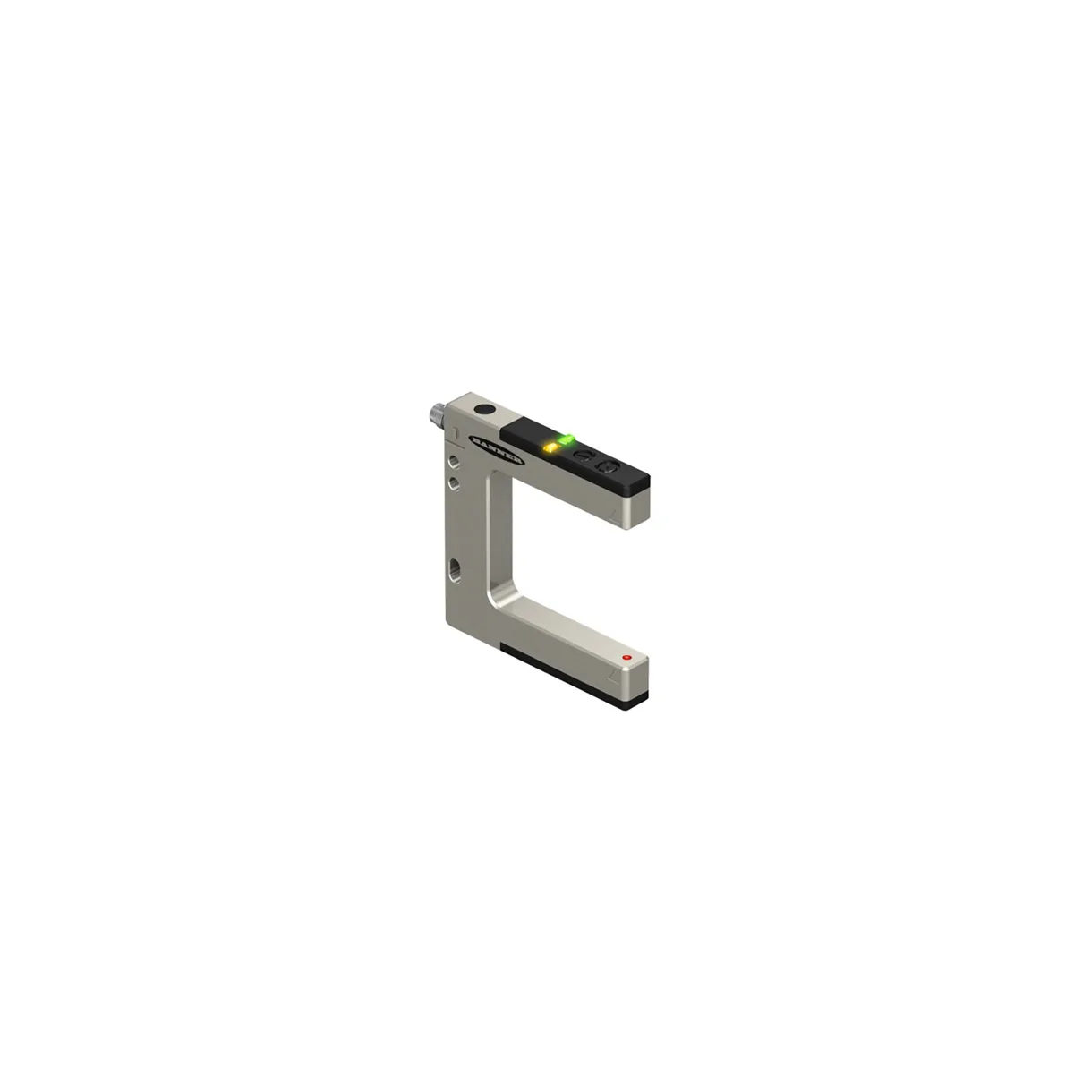 Banner Banner SLM50N6Q rugged metal slot sensor 50 mm 10-30 V dc NPN M8 3-pin — product photo