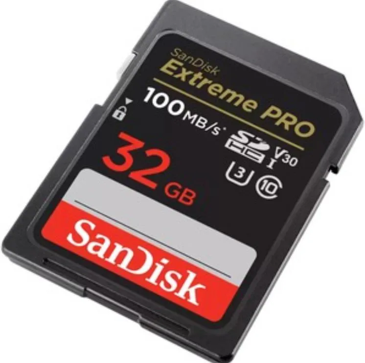 SanDisk SanDisk SDSDXXO-032G-ANCIN 32GB microSDHC memory card — product photo