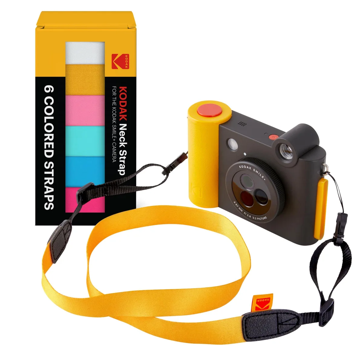 Kodak Kodak Deluxe Neck Strap Color Kit 6 pack camera accessory — product photo