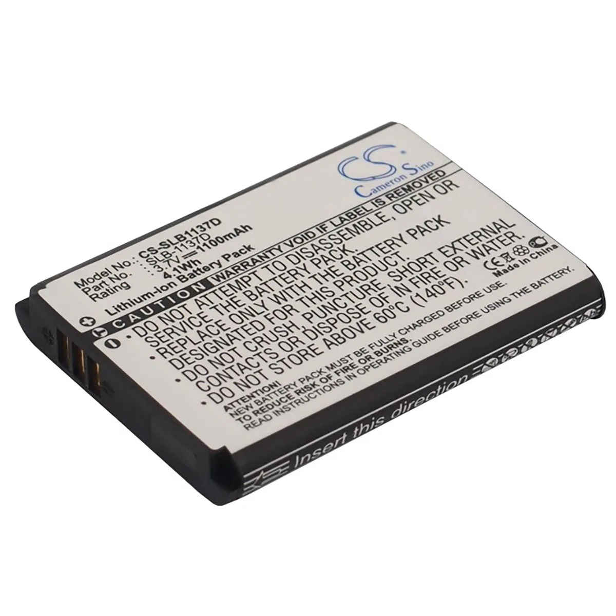 Cameron &amp; Co Cameron &amp; Co DS-CS-SLB1137D camera battery 3.7V 1100mAh — product photo