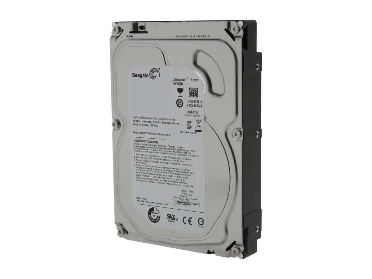 Seagate Seagate ST1000DL002 1TB 5900 RPM 32MB SATA 3.0Gb/s 3.5" internal hard drive — product photo
