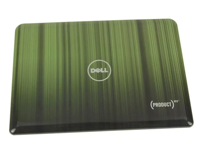 DELL DELL Inspiron Mini 10 10v LCD Back Cover Vertical Green Stripes XDRKJ — product photo