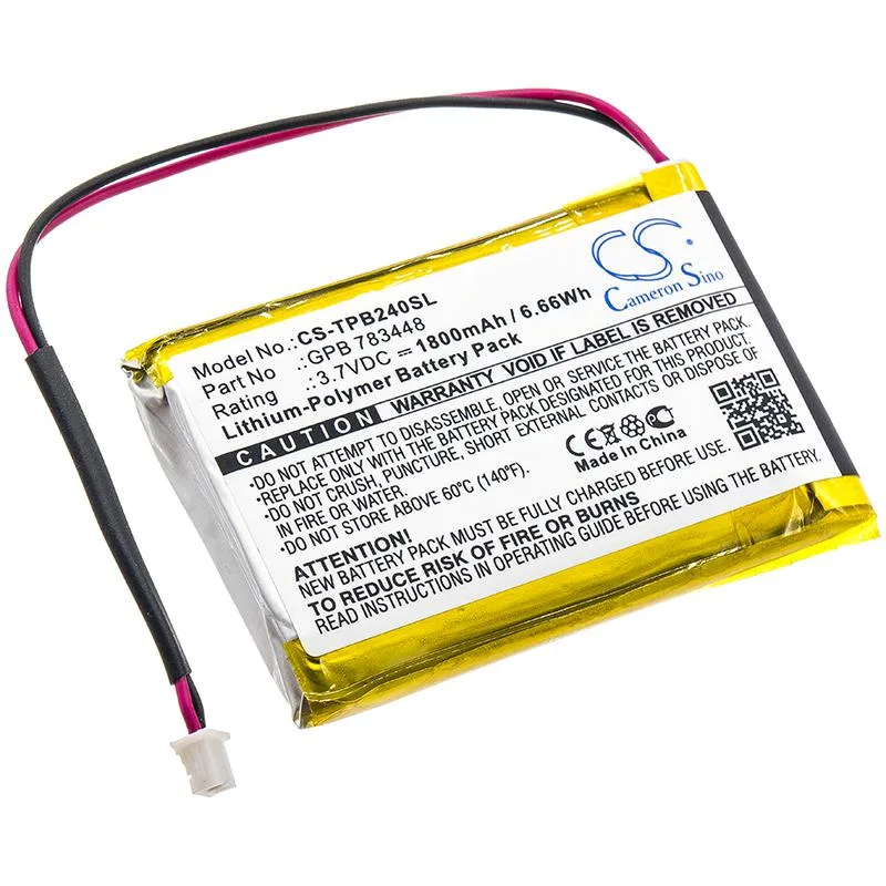 Cameron &amp; Co Cameron &amp; Co DS-CS-TPB240SL 1.8 Ah Li-Polymer battery accessory — product photo
