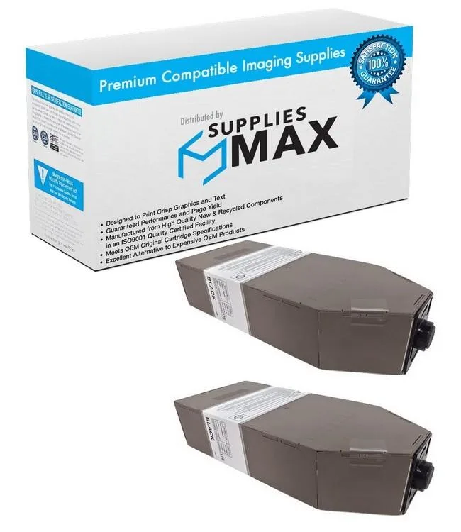 SuppliesMax SuppliesMax RIC888340_2PK Black Toner Cartridge 2 Pack 24000 Pages — product photo